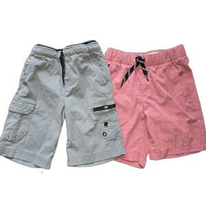 2 Pairs Boy's Shorts Size 6/7 EUC